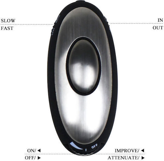 Baile E-Passion Plug για Ηλεκτροδιέγερση 7cm σε Ασημί Χρώμα