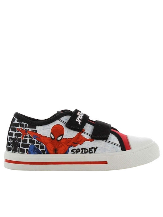 Spiderman Παιδικά Sneakers με Σκρατς Πολύχρωμα