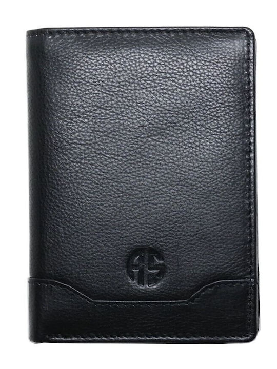 Кожен Мъжки Портфейл с RFID Черен