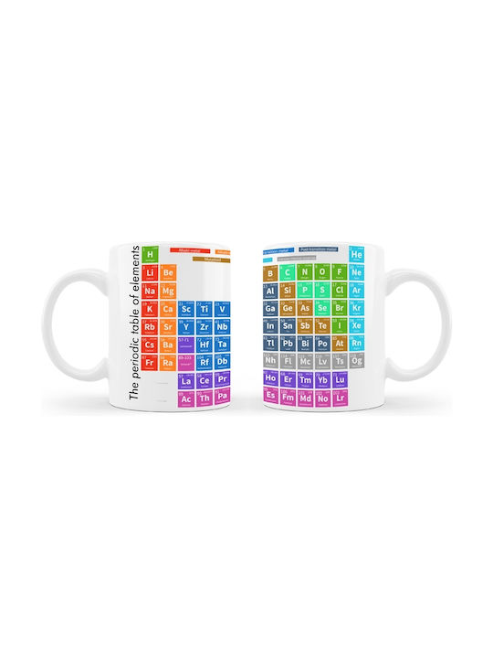 VOUR Cană Ceramică Periodic Table 320ml
