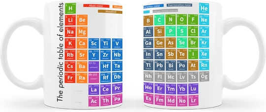 VOUR Becher Keramik Periodic Table 320ml