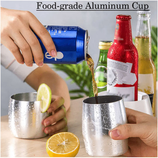 Mug Metallic Silver 380ml