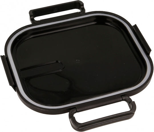Quokka Кутия за обяд Inox Черен 18x16.5см 1бр