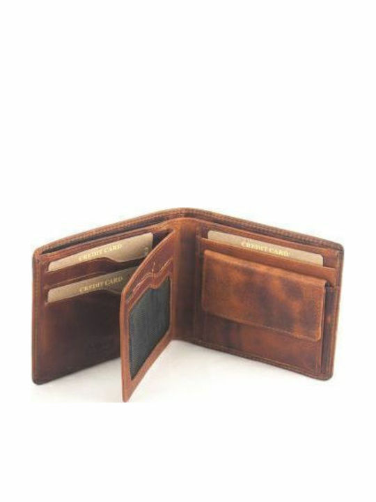 Leder Herren Geldbörse Klassisch Tabac Braun