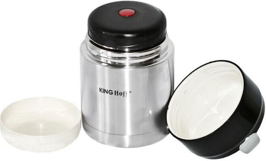 KING Hoff Inox Thermo Lunch Box Silver 650ml