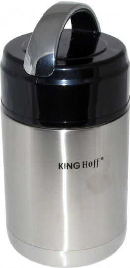 KING Hoff Inox Thermo Lunch Box Silver 650ml