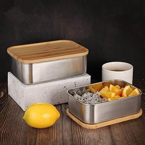Boobam Cutie De Prânz Inox Argintie Cu Compartimente 1.2lt