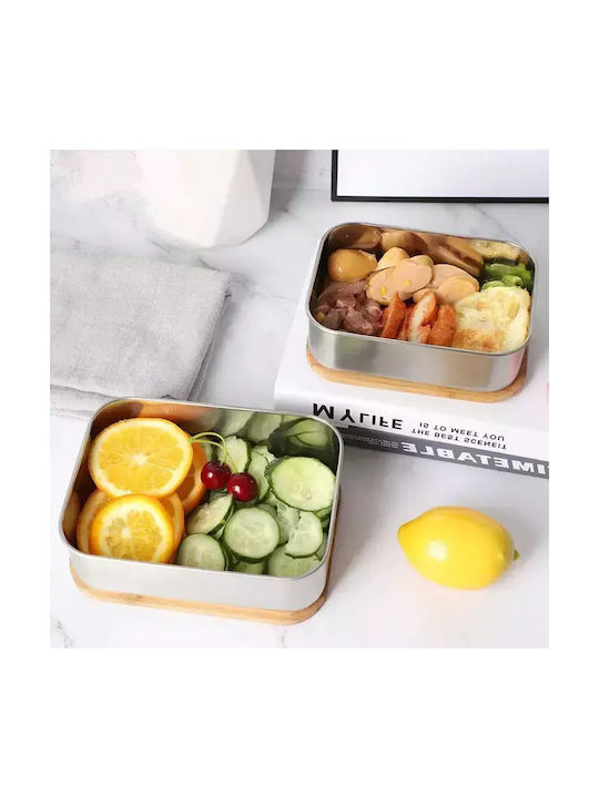 Boobam Lunchbox Inox Silber 1200ml 1Stück