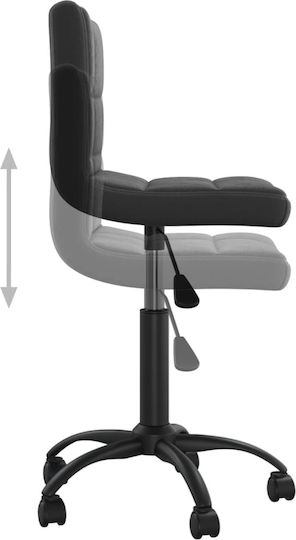 vidaXL Scaun De Birou Negru