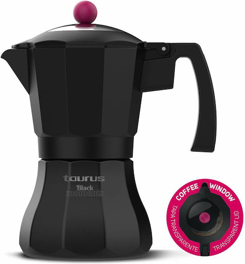 Taurus KCP9006I Μπρίκι Espresso 6cups Μαύρο
