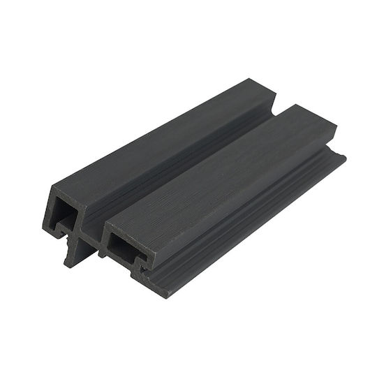 Showood 3D Πάνελ Τοίχου Κήπου από WPC 290x8.9x4.6εκ. Γκρι