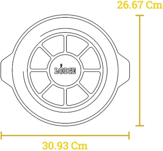 Lodge Set Fettauffangschalen für Grill 3pcs