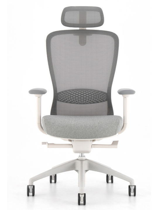 ErgoAction Action Chair VX Scaun De Birou Cu Brațe Reglabile Alb / Gri