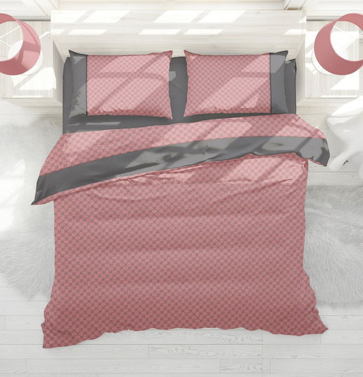 Makis Tselios Home Set Übergröße 220x240cm Diamonds Rosa 3Stück