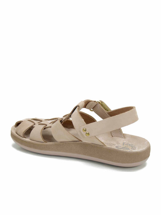 Viviana Leather Women's Flat Sandals Osis