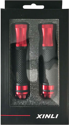 Xinli Motorcycle Grips in Red Colour 17365