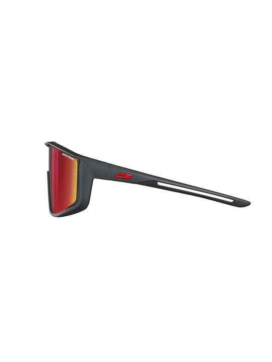 Julbo Fury Unisex Γυαλιά Ηλίου με Μαύρο Κοκκάλινο Σκελετό και Κόκκινο Φακό J5501114