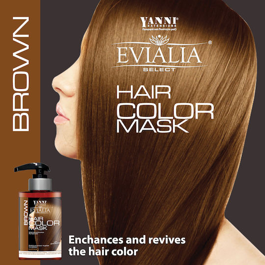 Yanni Extensions Hair Color Mask Color Mask Brown 300ml