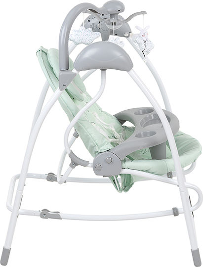 Kikka Boo Elektrisch Baby Relax Schaukel Dozy Bear mit Musik Mint für Kind bis 9kg