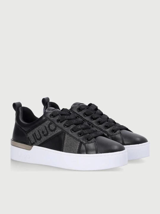 Liu Jo Silvia Sneakers Μαύρα