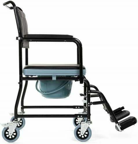 Wheel Commode Chair Αναπηρικό Αμαξίδιο Μπάνιου Απλού Τύπου 54cm YK4010