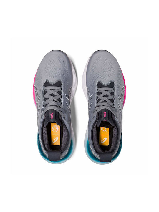 Gel Nimbus 25 Damen Sportschuhe Laufen Gray