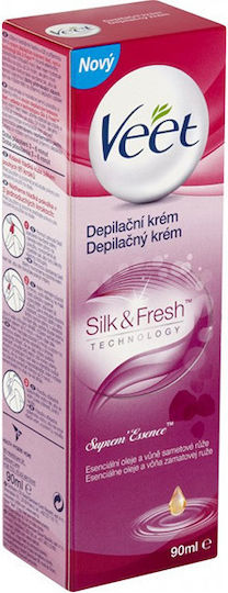 Veet Silk & Fresh Hair Removal Kit For Body & Face 90ml