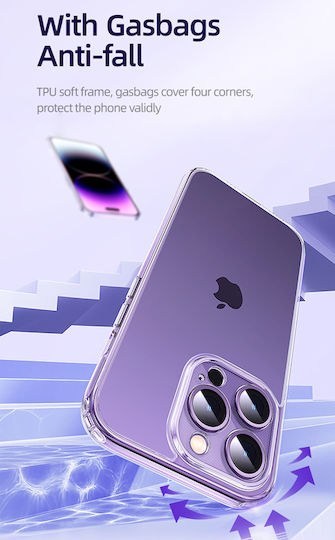Usams Crystal Back Cover Σιλικόνης Διάφανο (iPhone 14 Pro Max)