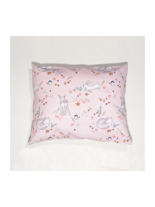 Baby Oliver Baby Cotton Pillowcase Pink 30x40cm