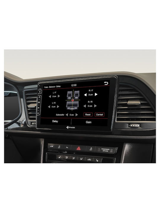 Dynavin Car Audio System for Seat Leon Jeep Compass 2012-2019 (Bluetooth/USB/AUX/WiFi/GPS/Apple-Carplay/Android-Auto) with Touch Screen 9"