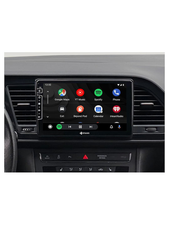 Dynavin Car Audio System for Seat Leon Jeep Compass 2012-2019 (Bluetooth/USB/AUX/WiFi/GPS/Apple-Carplay/Android-Auto) with Touch Screen 9"