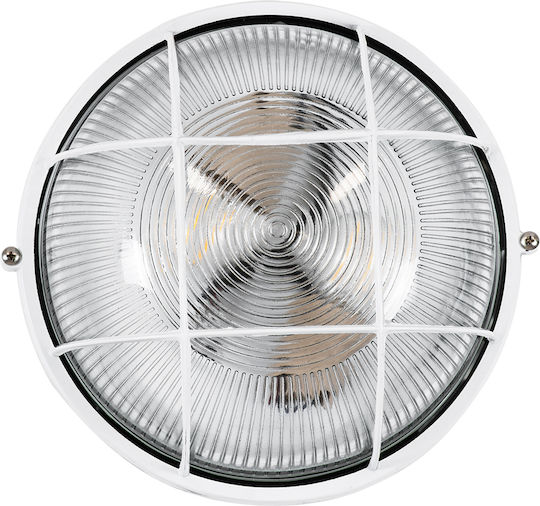 GloboStar Boatlight Wall-Mounted Bulkhead Outdoor E27 IP65 24x24x11cm