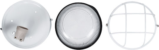 GloboStar Boatlight Wall-Mounted Bulkhead Outdoor Light E27 IP65 17.5x17.5x9cm