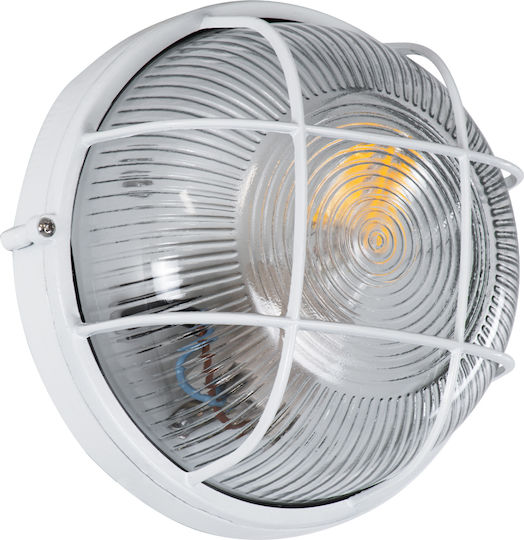 GloboStar Boatlight Wall-Mounted Bulkhead Outdoor Light E27 IP65 17.5x17.5x9cm