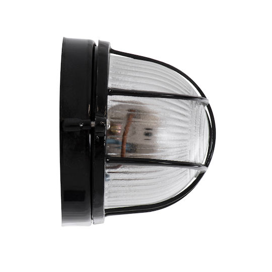 GloboStar Boatlight Επιτοίχια Χελώνα Εξωτερική E27 IP65 21x10.4x9εκ.