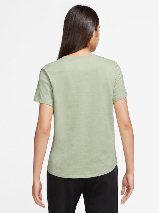 Nike Sportswear Club Essentials Γυναικείο Αθλητικό T-shirt HONEYDEW