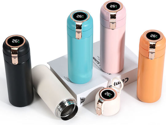 Techsuit Μπουκάλι Θερμός Ανοξείδωτο 400ml Ροζ
