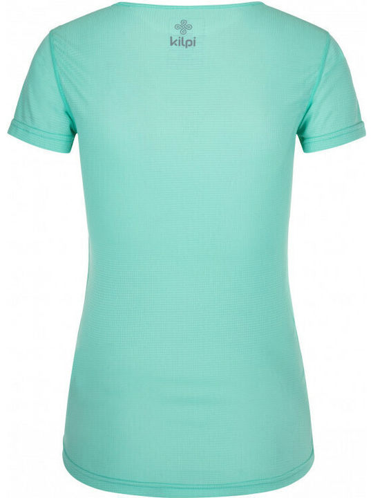 Kilpi Women's Athletic T-shirt with V Neckline Turquoise