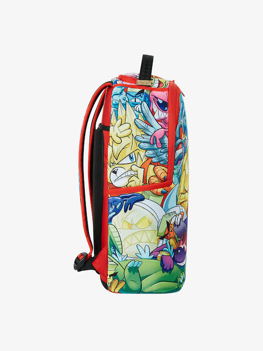 Sprayground Characters Going Ham Smashed School Bag Backpack Junior High-High School Multicolored