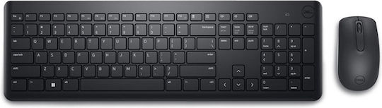 Dell KM3322W Fără fir Set tastatură și mouse Greacă