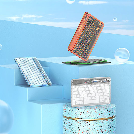 Hoco S55 Fără fir Bluetooth Doar tastatura Engleză US Verde