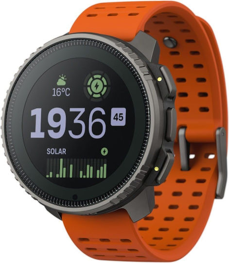Suunto Vertical Titanium 49mm Waterproof Smartwatch with Heart Rate Monitor (Canyon)