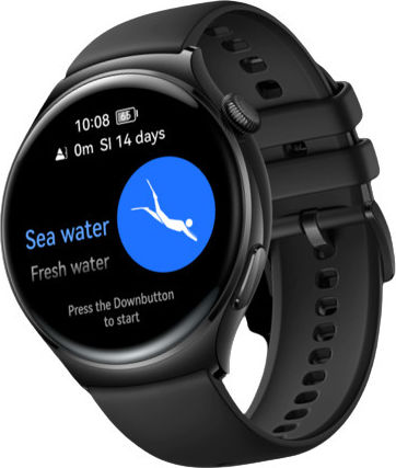 Huawei Watch 4 Stainless Steel 46mm Waterproof with eSIM and Heart Rate Monitor (Black)