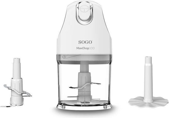 Sogo Πολυκόπτης Multi 100W με Δοχείο 500ml Λευκός