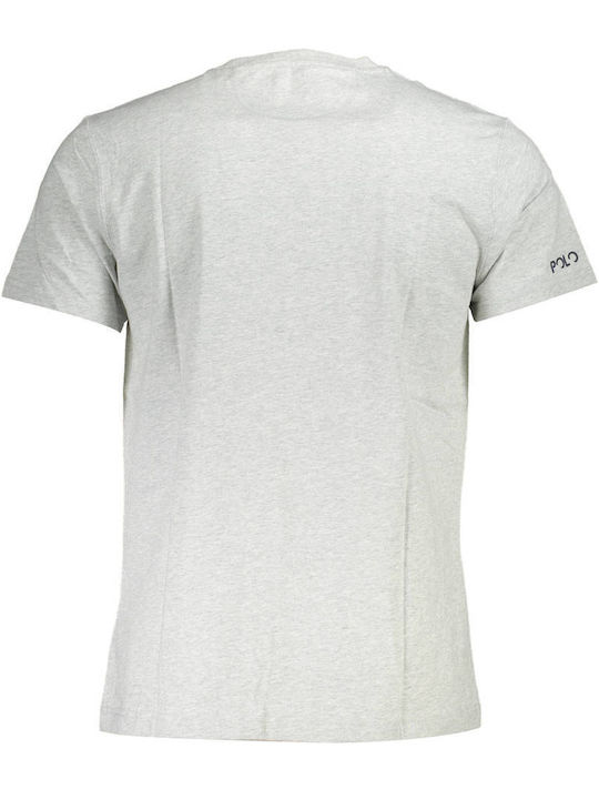 La Martina Men's Short Sleeve T-shirt Gray