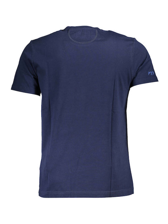 La Martina Herren T-Shirt Kurzarm Blau