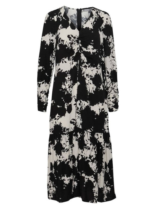 Midi Damenkleid für Hochzeit - Taufe Schwarz