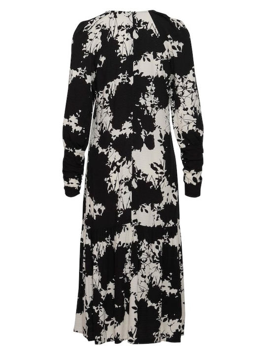 Midi Damenkleid für Hochzeit - Taufe Schwarz
