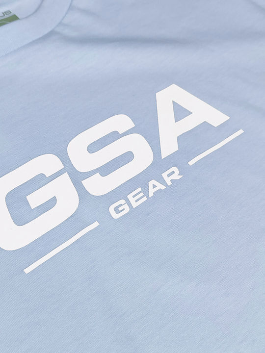 GSA Herren T-Shirt Kurzarm Blau