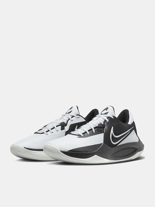 Precision 6 Low Basketball Shoes Black / White